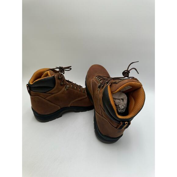 Carolina 6'' WTPF Broad Toe New Work Boot Brown/Black US Size 13 D - Picture 7 of 8